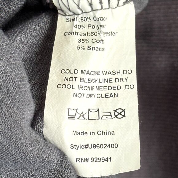 Weekend Suzanne Betro Drop Shoulder Casual Sweater Womens 1X Gray Blue - Picture 8 of 8